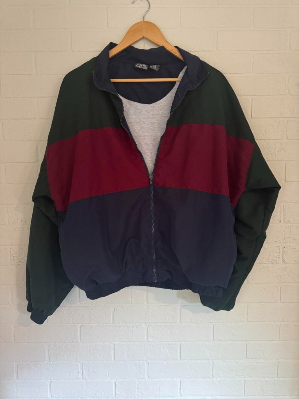 Vintage David Taylor Colorblock Windbreaker Jacket M AJONM-closet